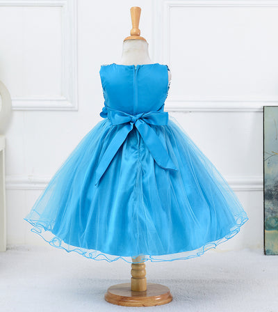 Vestido de Niña con Lentejuelas Floral para Dama de Honor y Eventos Especiales - Image 24