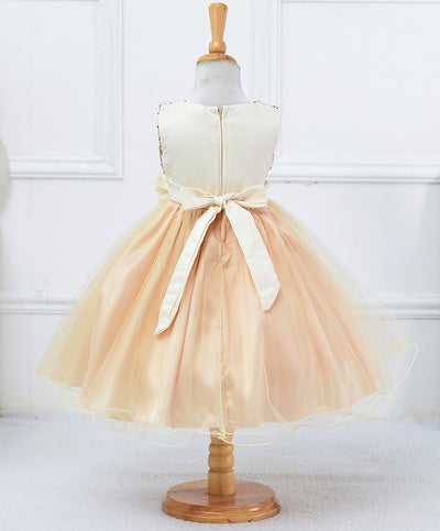 Vestido de Niña con Lentejuelas Floral para Dama de Honor y Eventos Especiales - Image 26