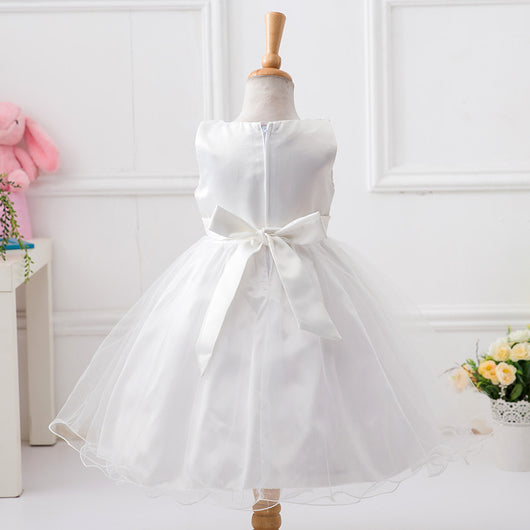 Vestido de Niña con Lentejuelas Floral para Dama de Honor y Eventos Especiales - Image 40