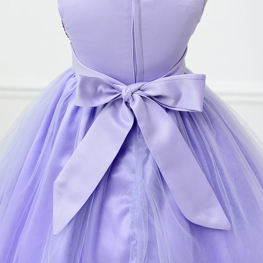 Vestido de Niña con Lentejuelas Floral para Dama de Honor y Eventos Especiales - Image 45