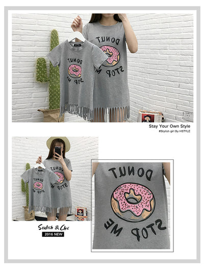 Vestido a Juego Mamá e Hija con Donas y Flecos - Image 9