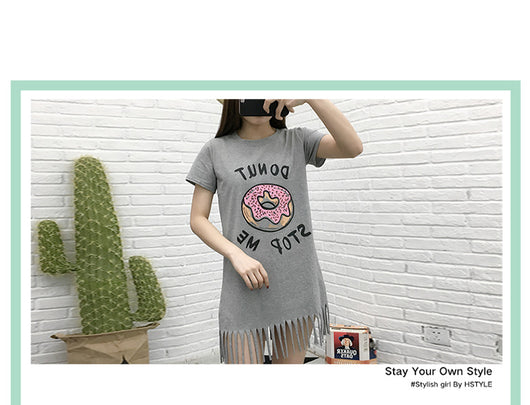 Vestido a Juego Mamá e Hija con Donas y Flecos - Image 11