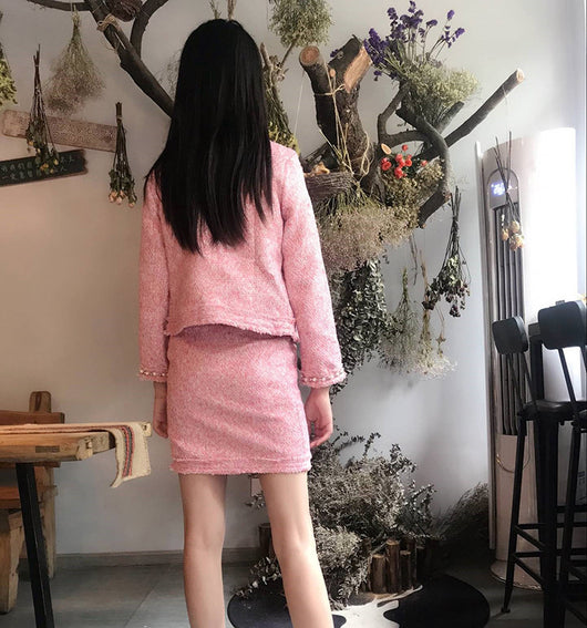 Conjunto Elegante de Chaqueta y Falda para Otoño e Invierno - Image 17