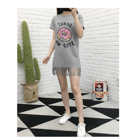 Vestido a Juego Mamá e Hija con Donas y Flecos - Image 16