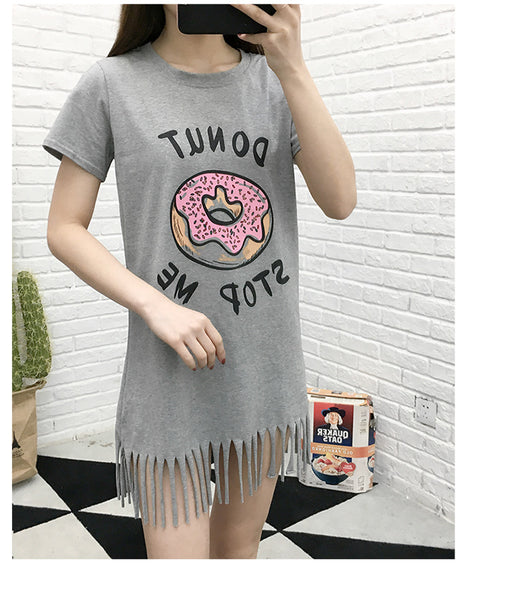Vestido a Juego Mamá e Hija con Donas y Flecos - Image 17