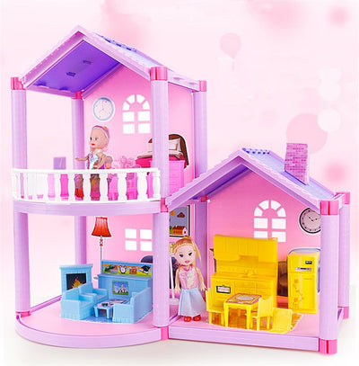 Villa de Casa de Muñecas DIY para Armar - Image 9