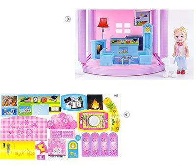 Villa de Casa de Muñecas DIY para Armar - Image 13