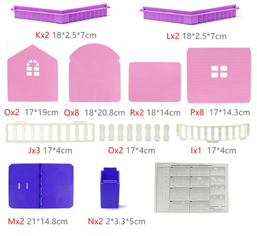 Villa de Casa de Muñecas DIY para Armar - Image 18