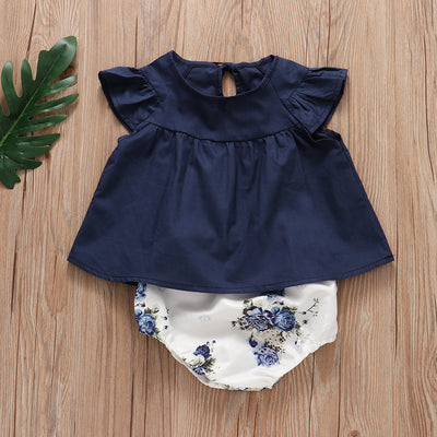 Conjunto Falda Plisada + Shorts Florales - Image 22