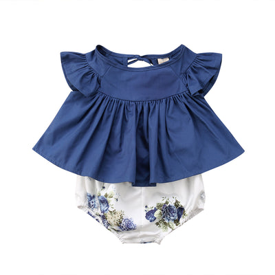 Conjunto Falda Plisada + Shorts Florales - Image 33