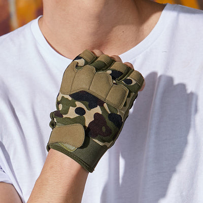 Guantes Tácticos Camuflaje Medio Dedo para Hombre y Mujer - Image 11
