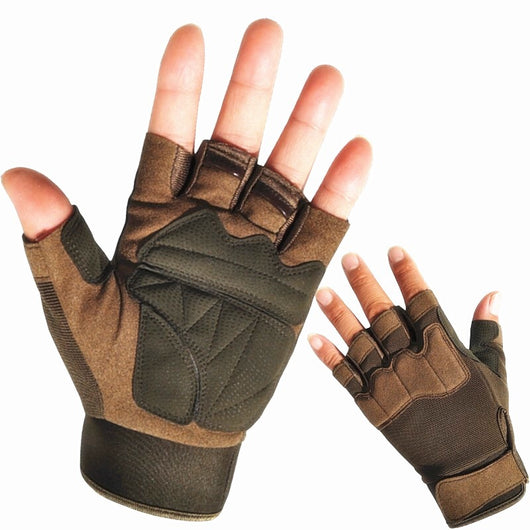 Guantes Tácticos Camuflaje Medio Dedo para Hombre y Mujer - Image 13