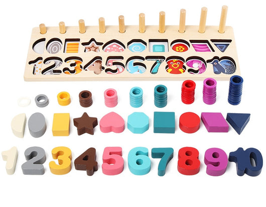 Tablero de Bloques Logarítmicos - Puzzle Numérico Educativo - Image 3