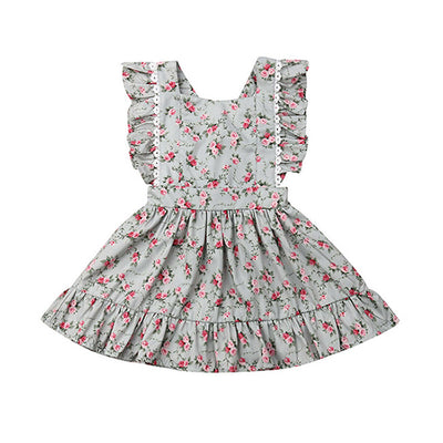 Vestido Infantil Estampado Floral - Image 9