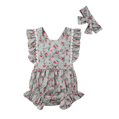Vestido Infantil Estampado Floral - Image 10