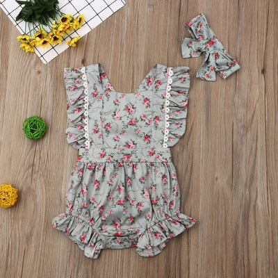 Vestido Infantil Estampado Floral - Image 12