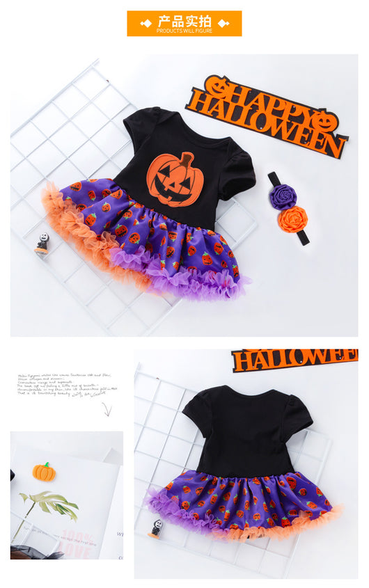 Mono Corto Temática Halloween con Calabaza - Image 15
