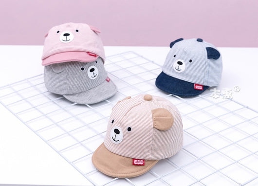 Gorro de Algodón Infantil con Diseños Animados para Bebés - Image 12