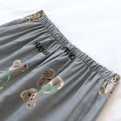 Pijama Corto para Parejas - Conjunto de Casa Cómodo para Primavera y Otoño - Image 23