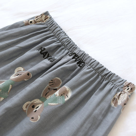 Pijama Corto para Parejas - Conjunto de Casa Cómodo para Primavera y Otoño - Image 23