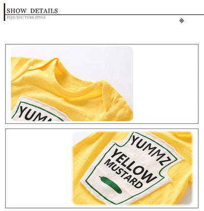 Playera Infantil Alfabeto Frutas Coloridas - Image 9
