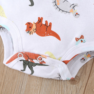 Enterizo Estampado de Tres Piezas para Bebé - Image 11