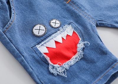 Traje Corto Estampado Tiburón - Diseño Coreano Fresco para Verano - Image 20
