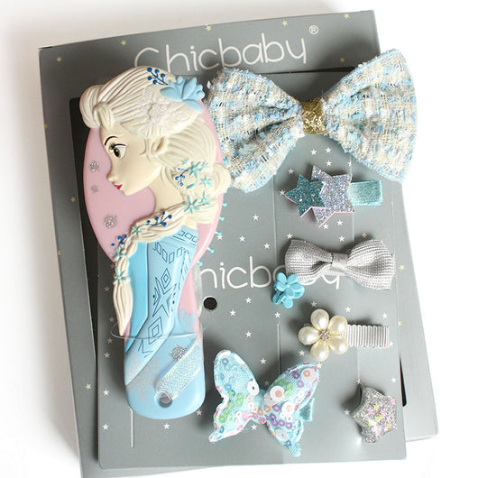 Set de Accesorios para Cabello Infantil - Horquillas, Moños y Peine Princesa - Image 2
