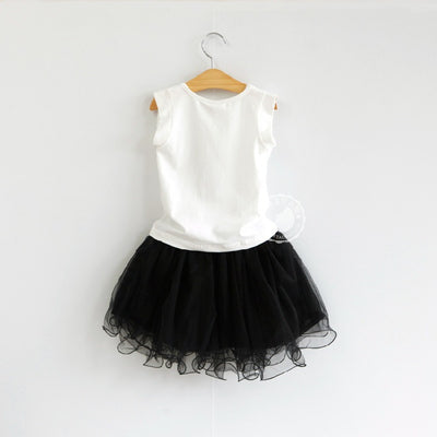 Conjunto Infantil Falda Tul con Blusa Botella de Perfume - Image 8