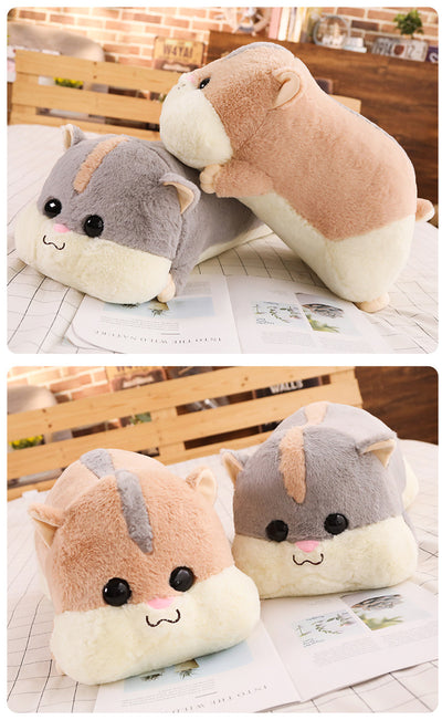 Almohada Peluche Alargada de Hámster - Cojín Suave y Acogedor - Image 7