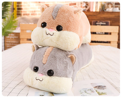 Almohada Peluche Alargada de Hámster - Cojín Suave y Acogedor - Image 8