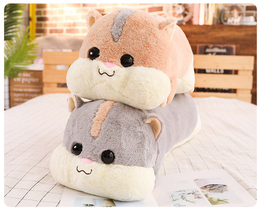 Almohada Peluche Alargada de Hámster - Cojín Suave y Acogedor - Image 8