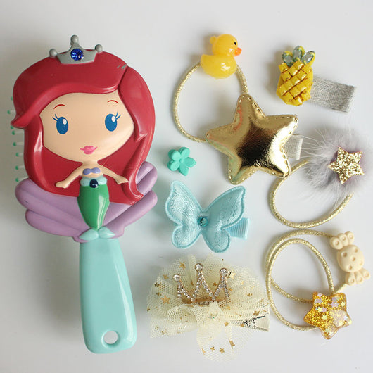 Set de Accesorios para Cabello Infantil - Horquillas, Moños y Peine Princesa - Image 17