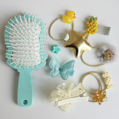 Set de Accesorios para Cabello Infantil - Horquillas, Moños y Peine Princesa - Image 18