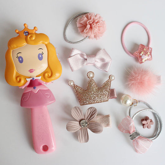 Set de Accesorios para Cabello Infantil - Horquillas, Moños y Peine Princesa - Image 19