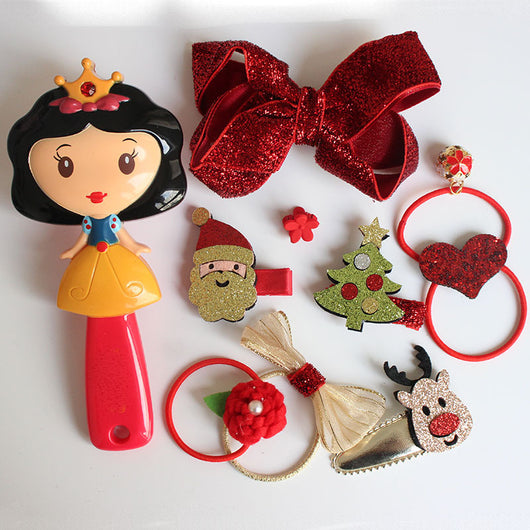 Set de Accesorios para Cabello Infantil - Horquillas, Moños y Peine Princesa - Image 21