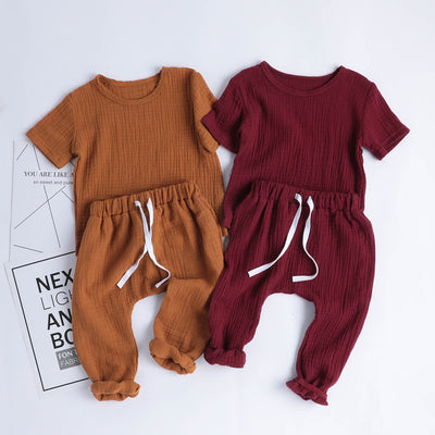 Traje Infantil de Algodón y Lino - Image 10
