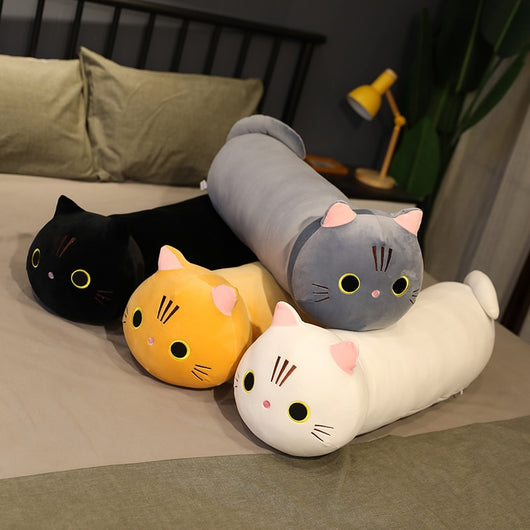 Almohada Gato Grande de Peluche Suave - Muñeco Largo para Abrazar - Image 22