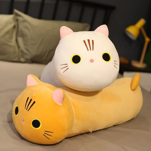 Almohada Gato Grande de Peluche Suave - Muñeco Largo para Abrazar - Image 23