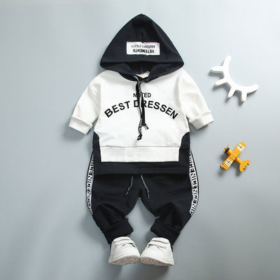 Sudadera con capucha estampado letras para niño - Image 17