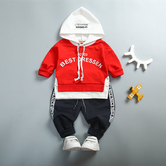 Sudadera con capucha estampado letras para niño - Image 19