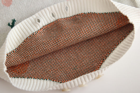 Jumpsuit de Algodón Jacquard Frutal Doble Capa - Image 14