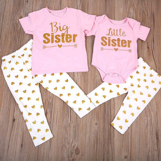 Conjunto de Dos Piezas Letter Sisters para Bebé - Image 9