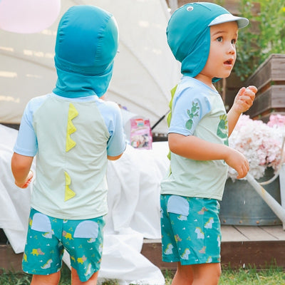 Traje de Baño Infantil con Protección UV50+ Estampado Dinosaurio - Image 10