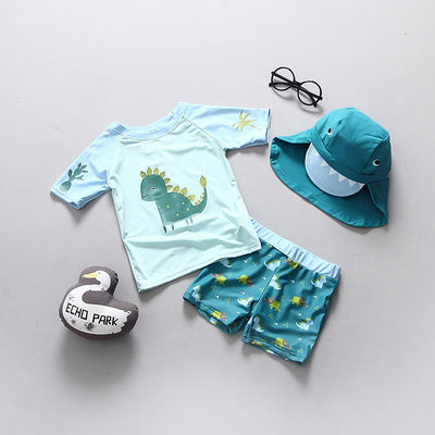 Traje de Baño Infantil con Protección UV50+ Estampado Dinosaurio - Image 12