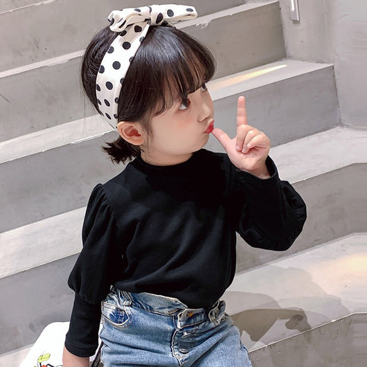 Blusa Infantil con Mangas Abullonadas - Camisa de Algodón para Niña - Image 5