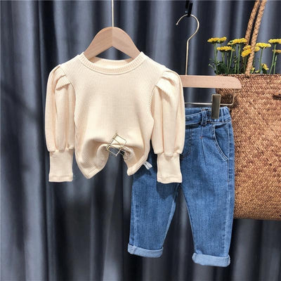 Blusa Infantil con Mangas Abullonadas - Camisa de Algodón para Niña - Image 15