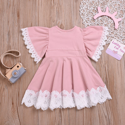 Vestido de Encaje Rosa Princesa - Image 9