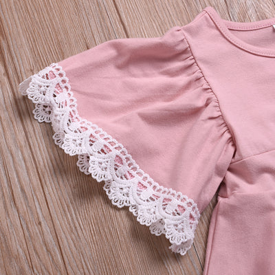 Vestido de Encaje Rosa Princesa - Image 12