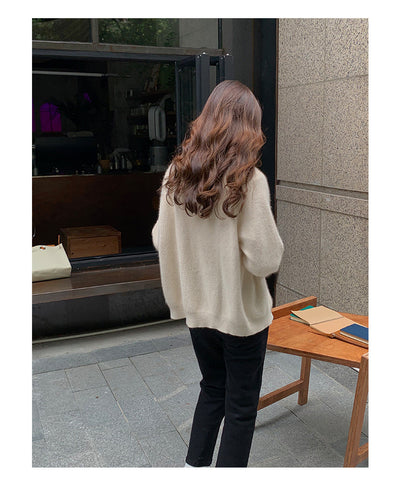 Cardigan Suelto con Cierre de Cremallera para Mujer - Tejido Acogedor - Image 22